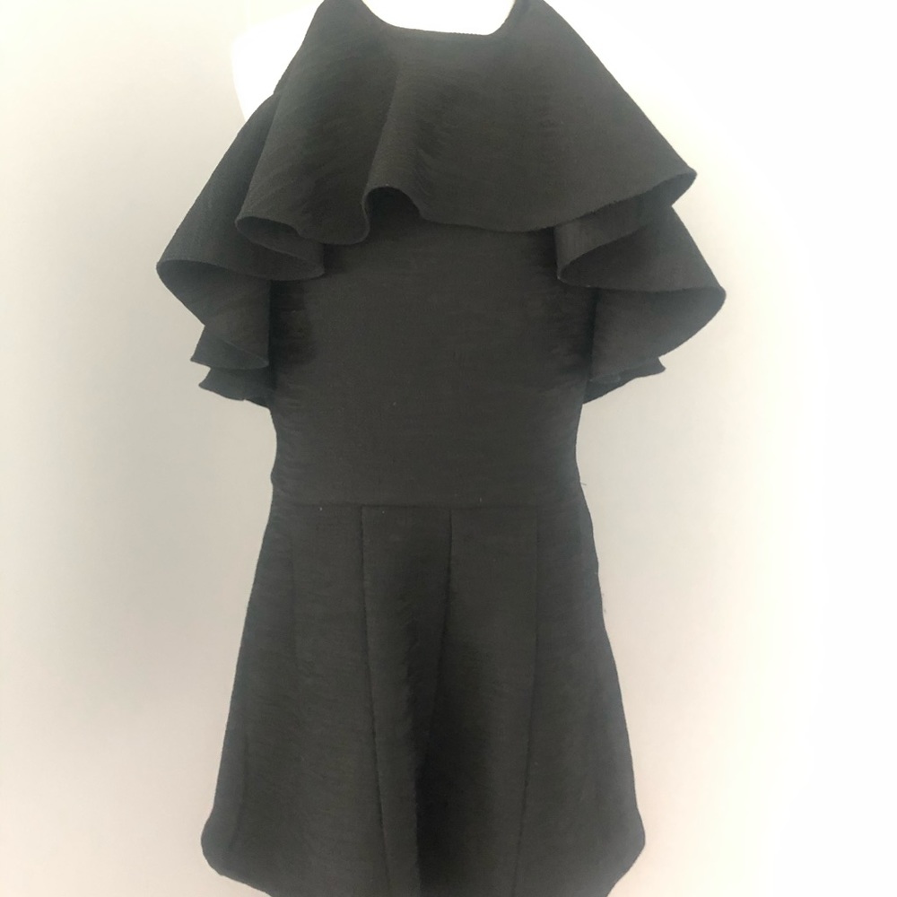Miss Behave Girls black romper size 12